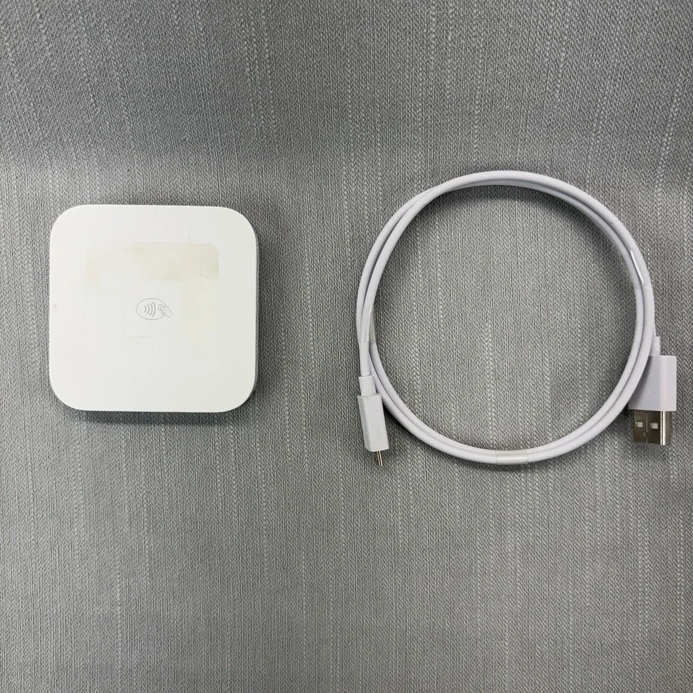 Square Reader Contactless Chip Card Reader White w USB Cable Box‎ A-SKU-0485
